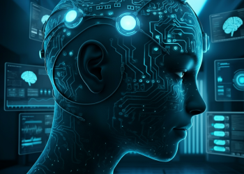 Flexible electronic tattoo used for brain monitoring, showcasing its thin, skin-like structure and innovative design for non-invasive neuroscience applications
